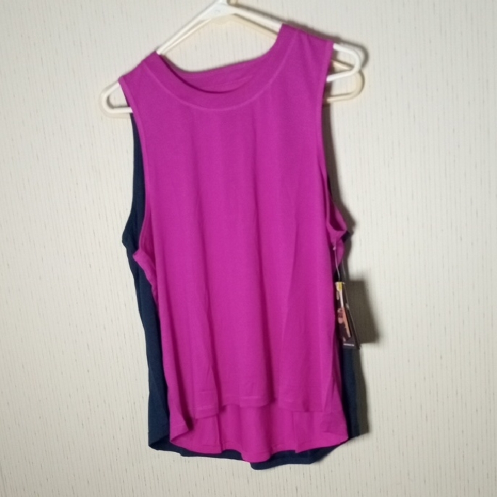 Avia Vibrant Purple Sleeveless Performance TanksTank Top